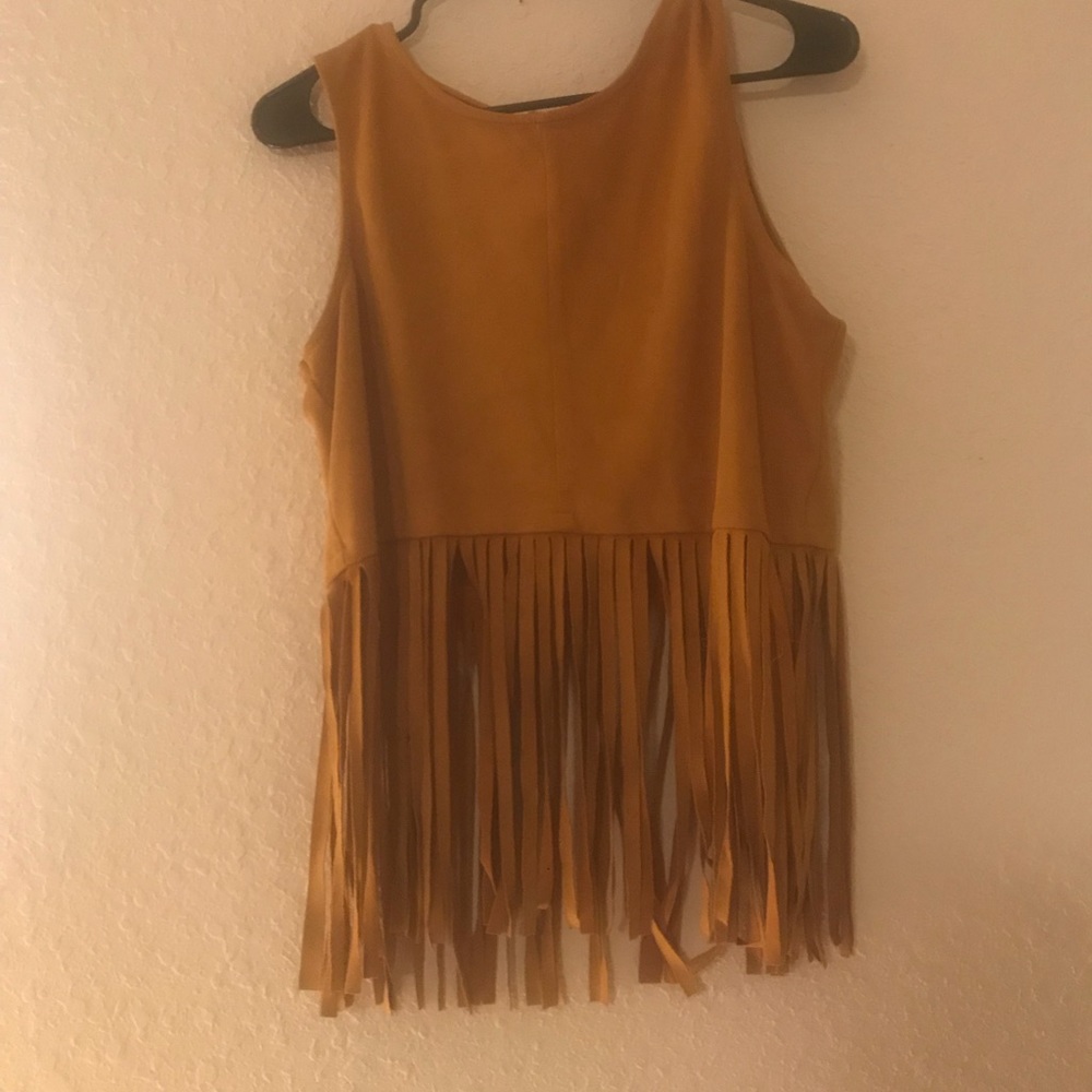 Macy’s Fringe Crop Top